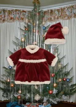 Konges Sløjd Dukker & Tilbehør|Julekjole til dukke - jolly red jollyred