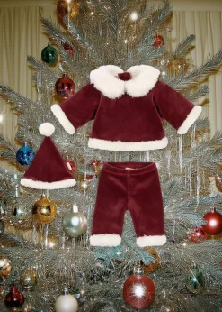Konges Sløjd Dukker & Tilbehør|Julesæt til dukke - jolly red jollyred
