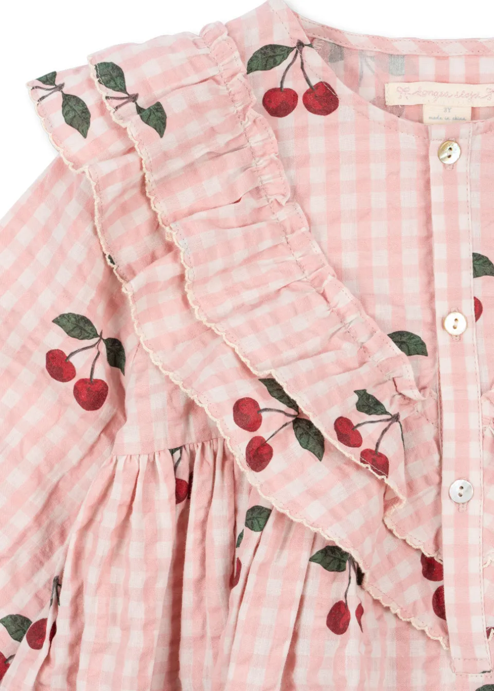 Konges Sløjd Kjoler|kim kjole - CHERRY CHECK cherrycheck