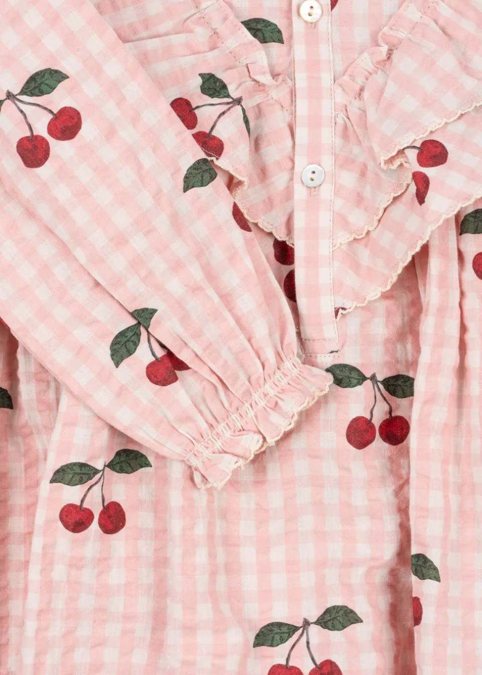 Konges Sløjd Kjoler|kim kjole - CHERRY CHECK cherrycheck