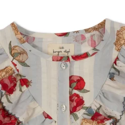 Konges Sløjd Overdele|kim kortærmet skjorte - PEONY STRIPE peonystripe