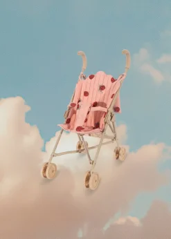 Konges Sløjd Dukker & Tilbehør|Ladybug dukkeklapvogn - ladybug glitter ladybugglitter