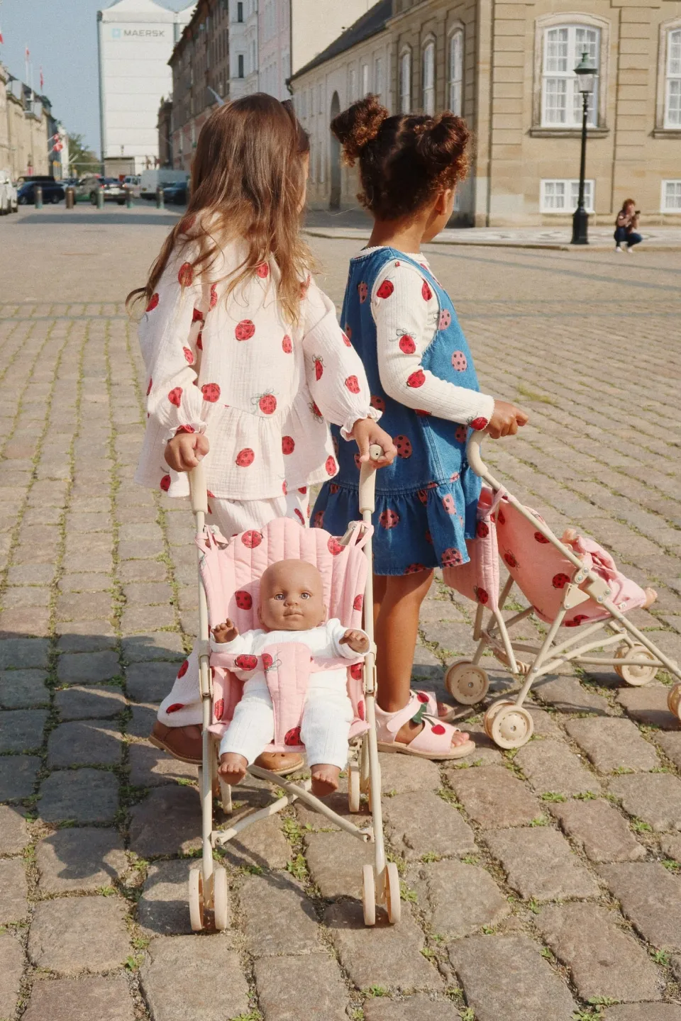Konges Sløjd Dukker & Tilbehør|Ladybug dukkeklapvogn - ladybug glitter ladybugglitter