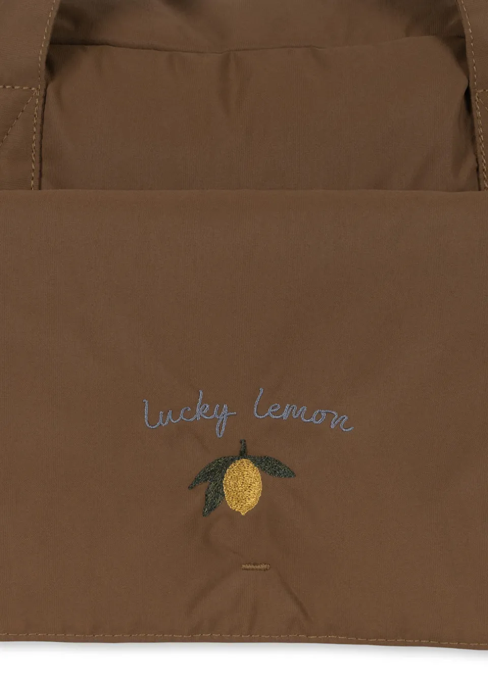 Konges Sløjd Tasker|Pusletid|lille pusletaske - WALNUT LEMON walnutlemon