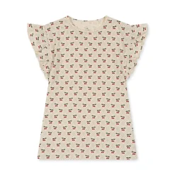 Konges Sløjd Kjoler|lin kjole - CHERRY MOTIF cherrymotif