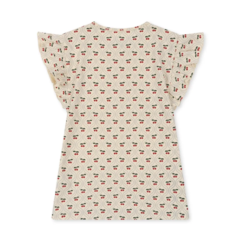 Konges Sløjd Kjoler|lin kjole - CHERRY MOTIF cherrymotif
