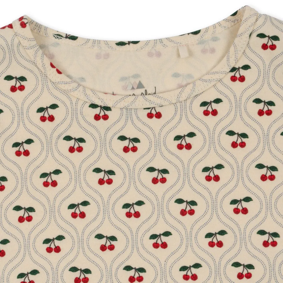 Konges Sløjd Kjoler|lin kjole - CHERRY MOTIF cherrymotif