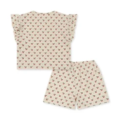 Konges Sløjd Overdele|Underdele|lin sæt - CHERRY MOTIF cherrymotif