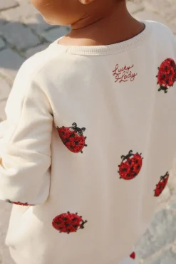 Konges Sløjd Overdele|Lou Ladybug Sweatshirt - ladybug glitter ladybugglitter