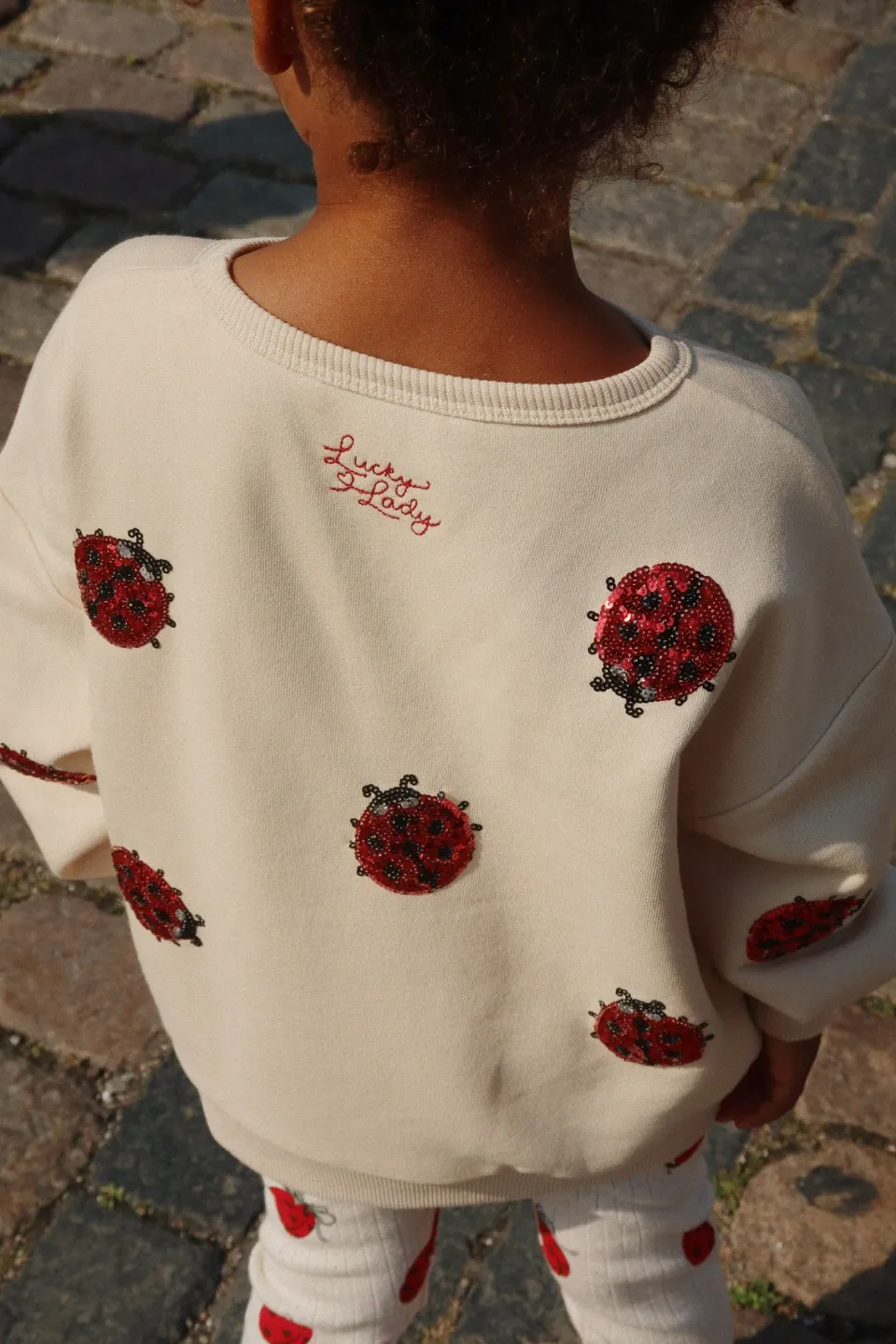 Konges Sløjd Overdele|Lou Ladybug Sweatshirt - ladybug glitter ladybugglitter