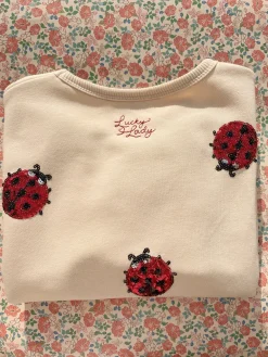 Konges Sløjd Overdele|Lou Ladybug Sweatshirt - ladybug glitter ladybugglitter