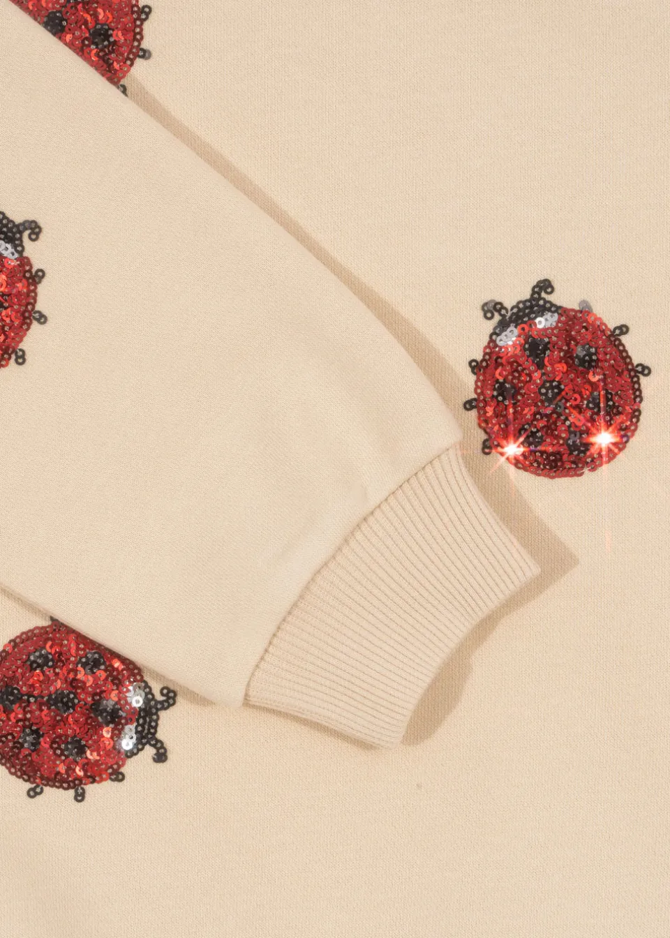 Konges Sløjd Overdele|Lou Ladybug Sweatshirt - ladybug glitter ladybugglitter