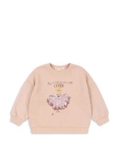 Konges Sløjd Overdele|LOU SWEATSHIRT - CAMEO ROSE cameorose