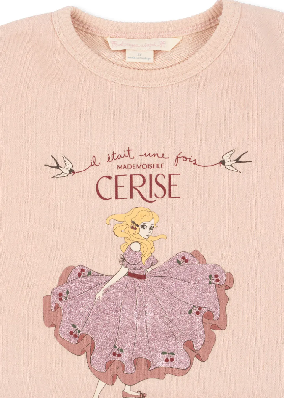 Konges Sløjd Overdele|LOU SWEATSHIRT - CAMEO ROSE cameorose