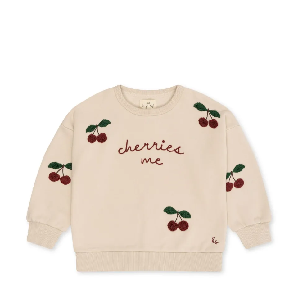 Konges Sløjd Overdele|lou sweatshirt - FRENCH OAK frenchoak