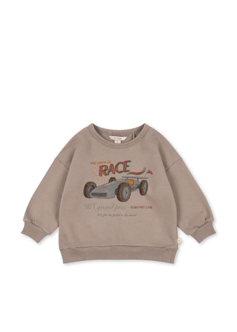 Konges Sløjd Overdele|lou sweatshirt - OXFORD TAN oxfordtan