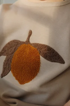 Konges Sløjd Overdele|lou sweatshirt - oxford tan oxfordtan