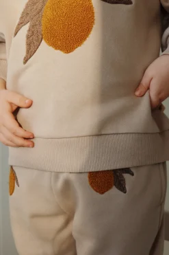 Konges Sløjd Overdele|lou sweatshirt - oxford tan oxfordtan