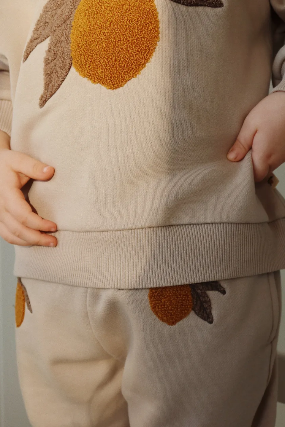 Konges Sløjd Overdele|lou sweatshirt - oxford tan oxfordtan