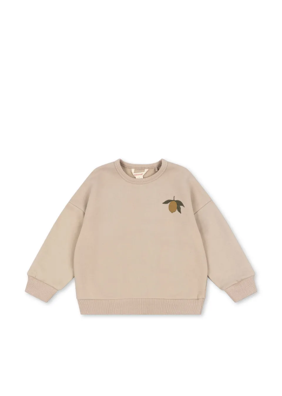 Konges Sløjd Overdele|lou sweatshirt - OXFORD TAN LEMON oxfordtanlemon