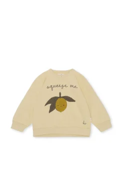 Konges Sløjd Overdele|lou sweatshirt - SEA MIST seamist