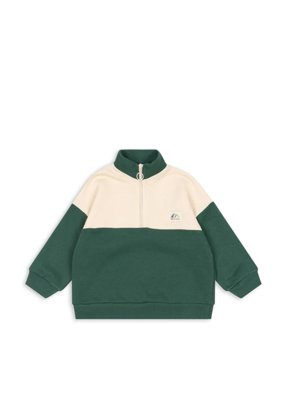 Konges Sløjd Overdele|lou sweatshirt - SMOKE PINE smokepine