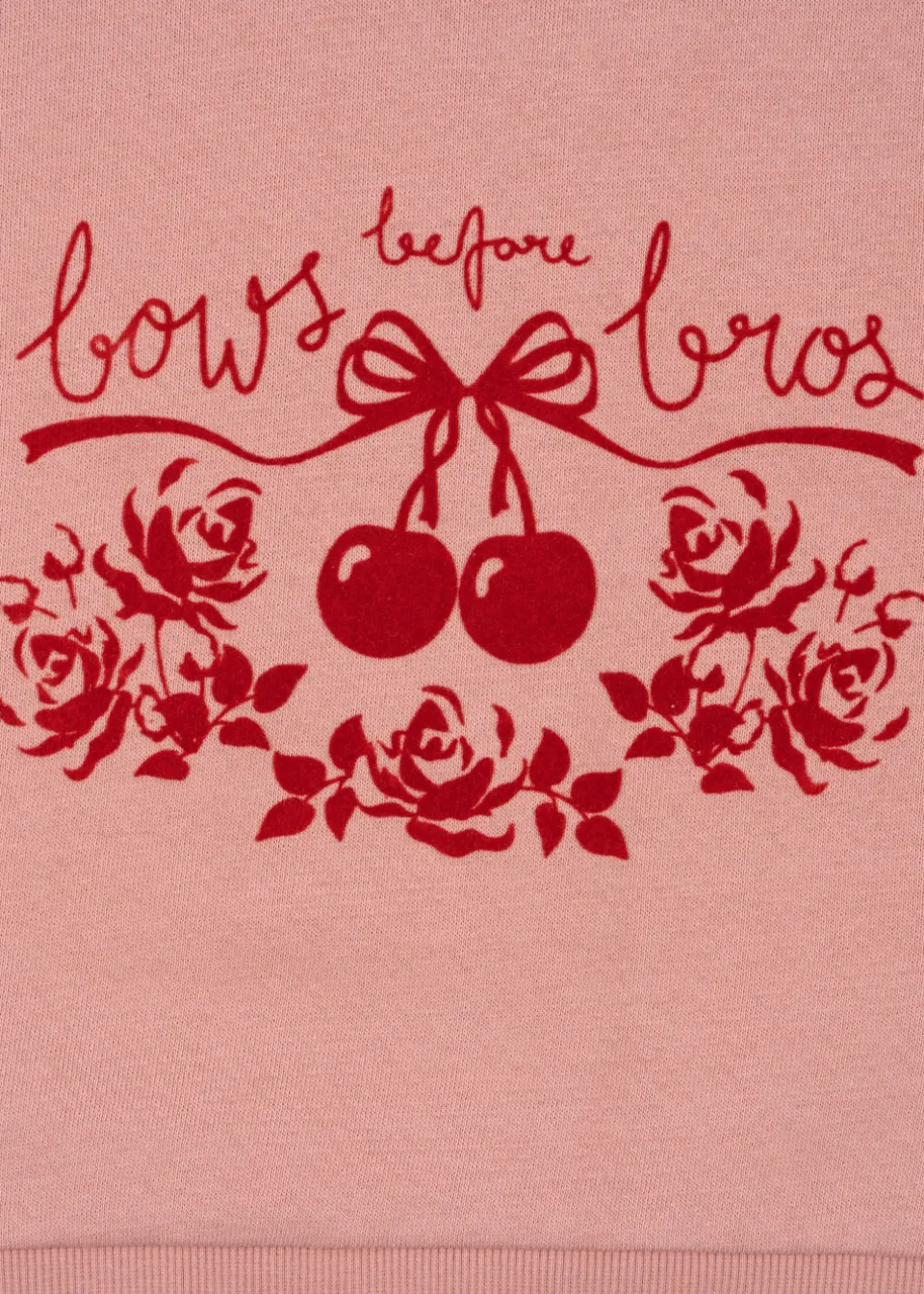 Konges Sløjd Overdele|Loupy lou sweatshirt - bow rose bowrose