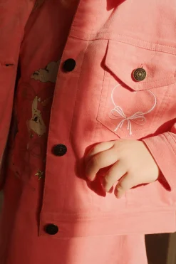 Konges Sløjd Overdele|Lucky jakke - flamingo plume flamingoplume