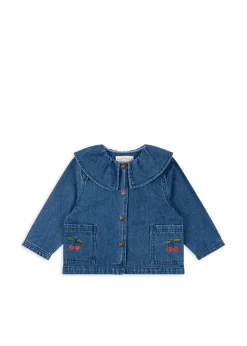 Konges Sløjd Overdele|magot skjorte - DENIM BLUE CHERRY denimbluecherry