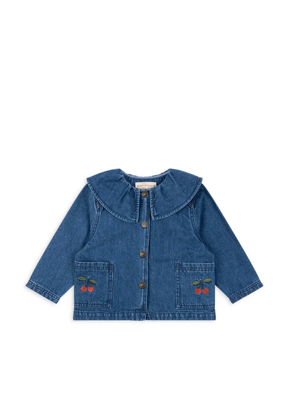 Konges Sløjd Overdele|magot skjorte - DENIM BLUE CHERRY denimbluecherry