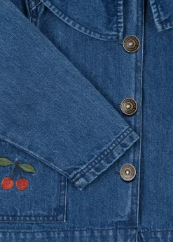Konges Sløjd Overdele|magot skjorte - DENIM BLUE CHERRY denimbluecherry