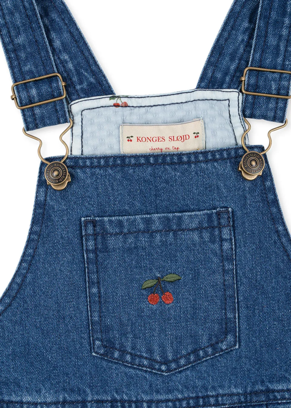 Konges Sløjd Underdele|magot smækbukser - DENIM BLUE CHERRY denimbluecherry