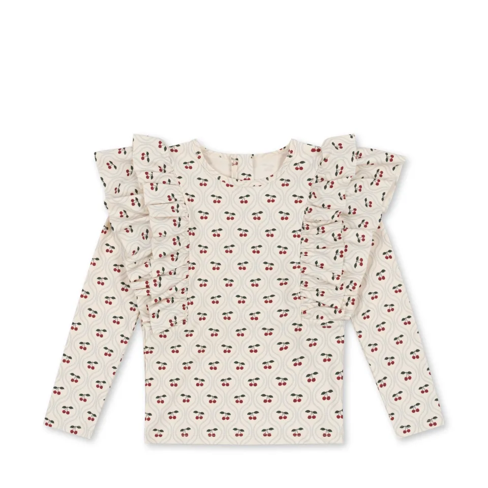 Konges Sløjd Badetøj|manuca badebluse - CHERRY MOTIF cherrymotif