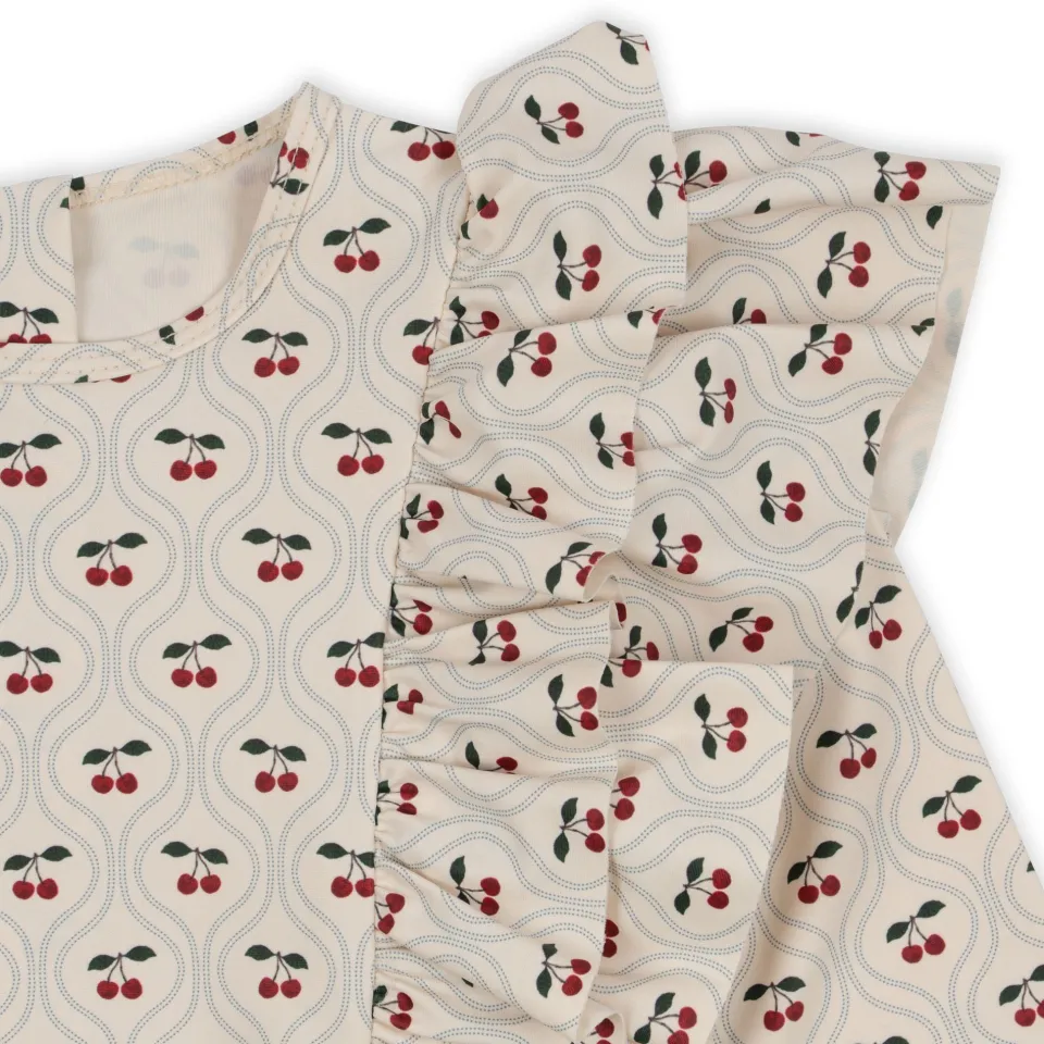 Konges Sløjd Badetøj|manuca badebluse - CHERRY MOTIF cherrymotif