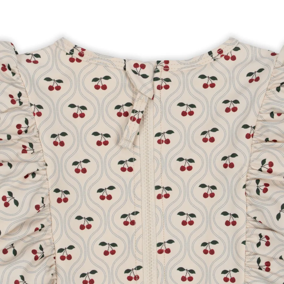 Konges Sløjd Badetøj|manuca badebluse - CHERRY MOTIF cherrymotif