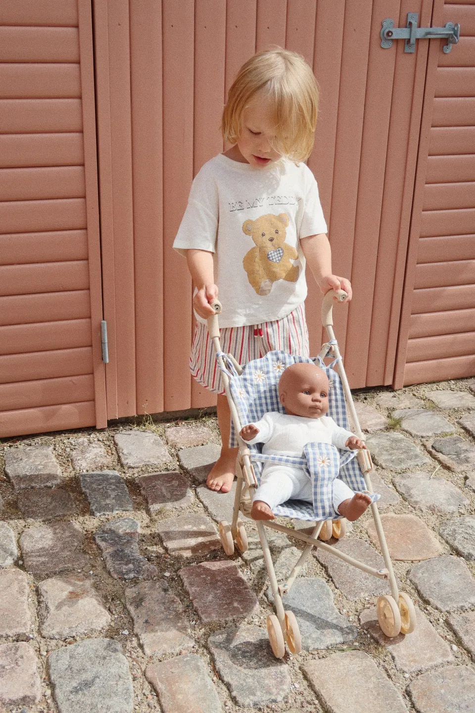 Konges Sløjd Underdele|marlon shorts - ANTIQUE STRIPE antiquestripe