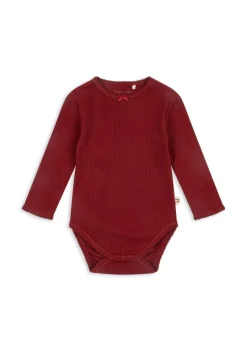 Konges Sløjd Bodyer|Minnie body - red dahlia reddahlia