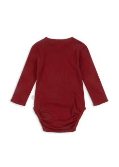 Konges Sløjd Bodyer|Minnie body - red dahlia reddahlia