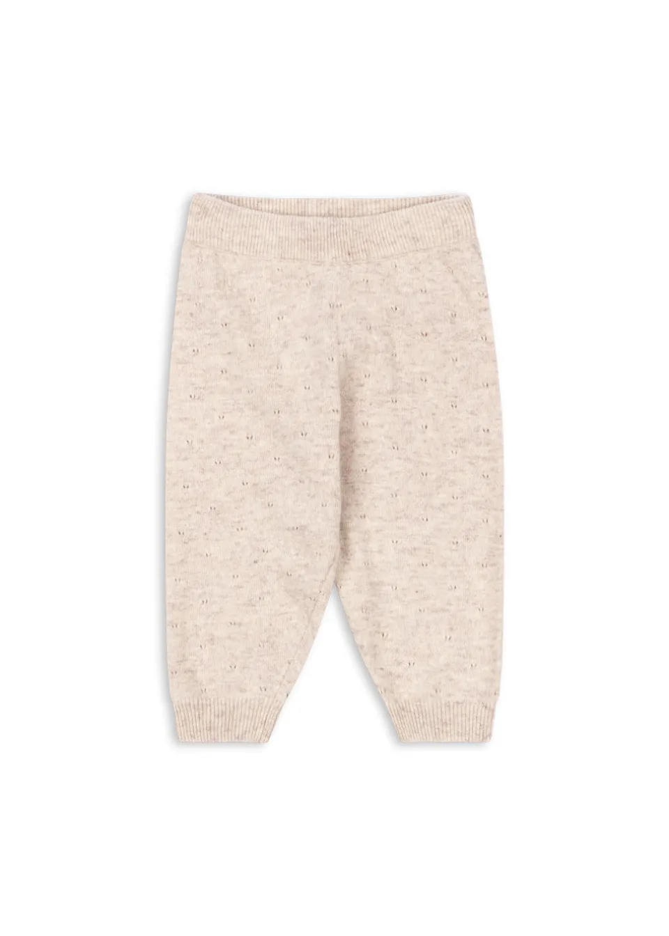 Konges Sløjd Underdele|MINO BUKSER - OFF WHITE MELANGE POINTELLE offwhitemelangepointelle