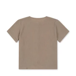 Konges Sløjd Overdele|olive kortærmet skjorte - PURE CASHMERE purecashmere