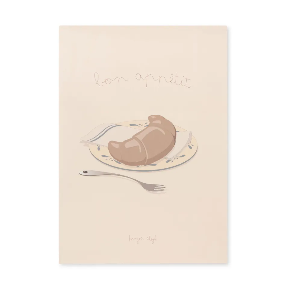 Konges Sløjd Børneværelse|plakat - BON APPETIT bonappetit