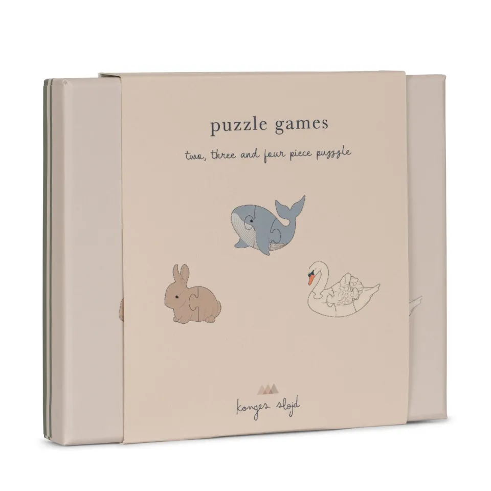 Konges Sløjd Kreativ & Spil|puslespil - beige