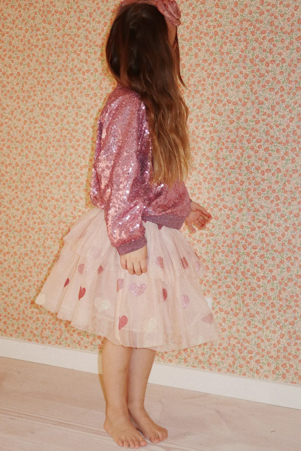 Konges Sløjd Accessories|ROSIE GLIMMERHÅRBØJLE - MELLOW ROSE mellowrose