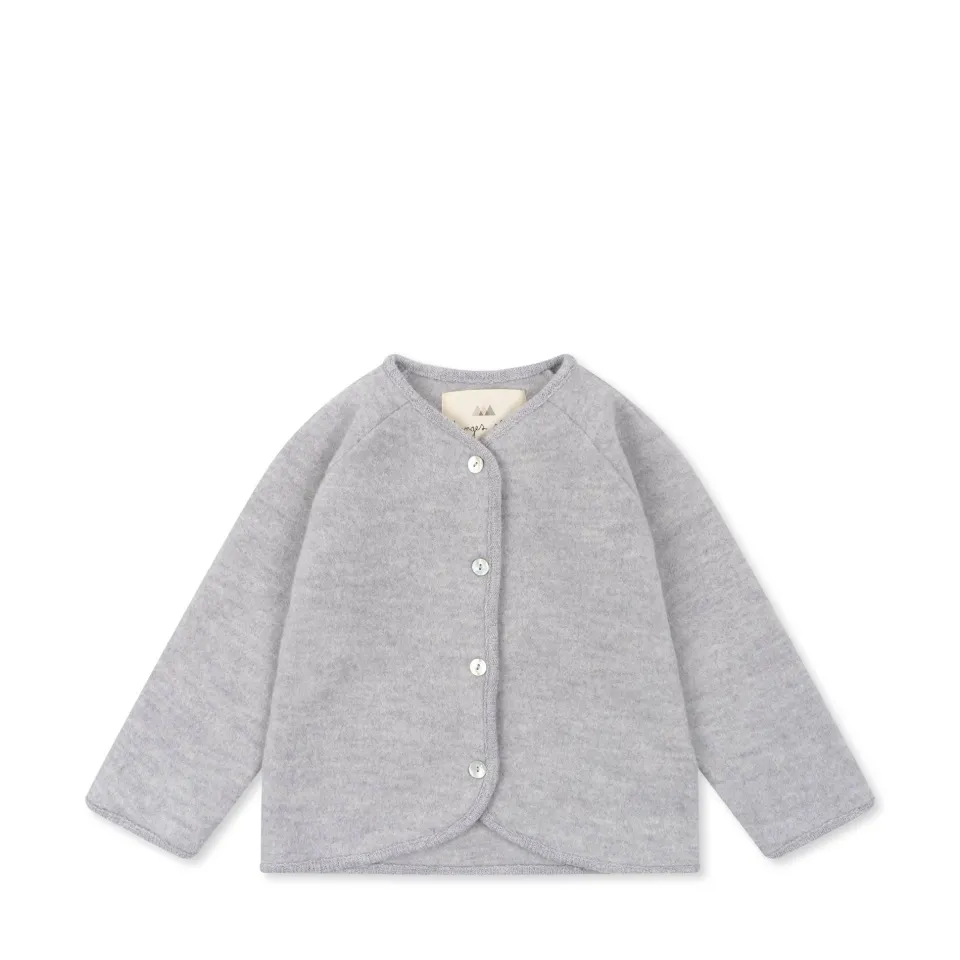 Konges Sløjd Overtøj|saga cardigan - GREY MELANGE greymelange