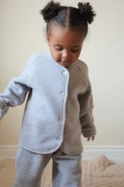 Konges Sløjd Overtøj|saga cardigan - GREY MELANGE greymelange