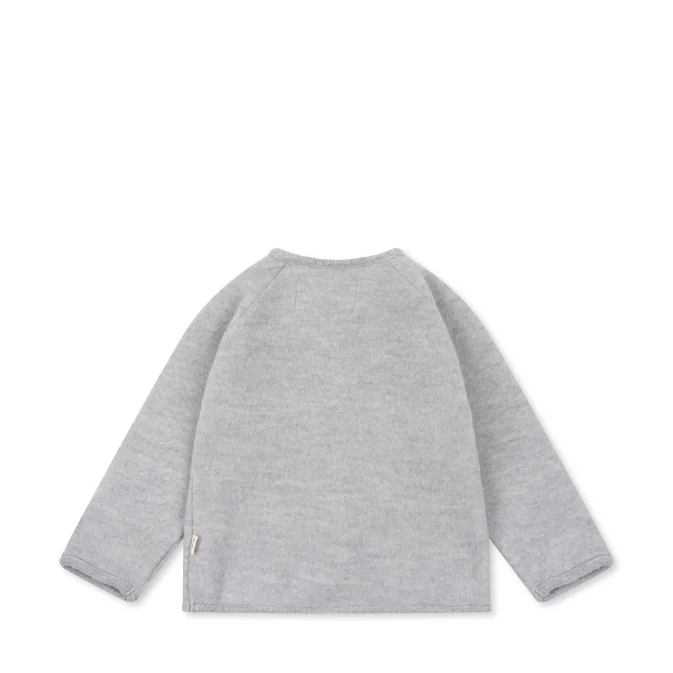 Konges Sløjd Overtøj|saga cardigan - GREY MELANGE greymelange