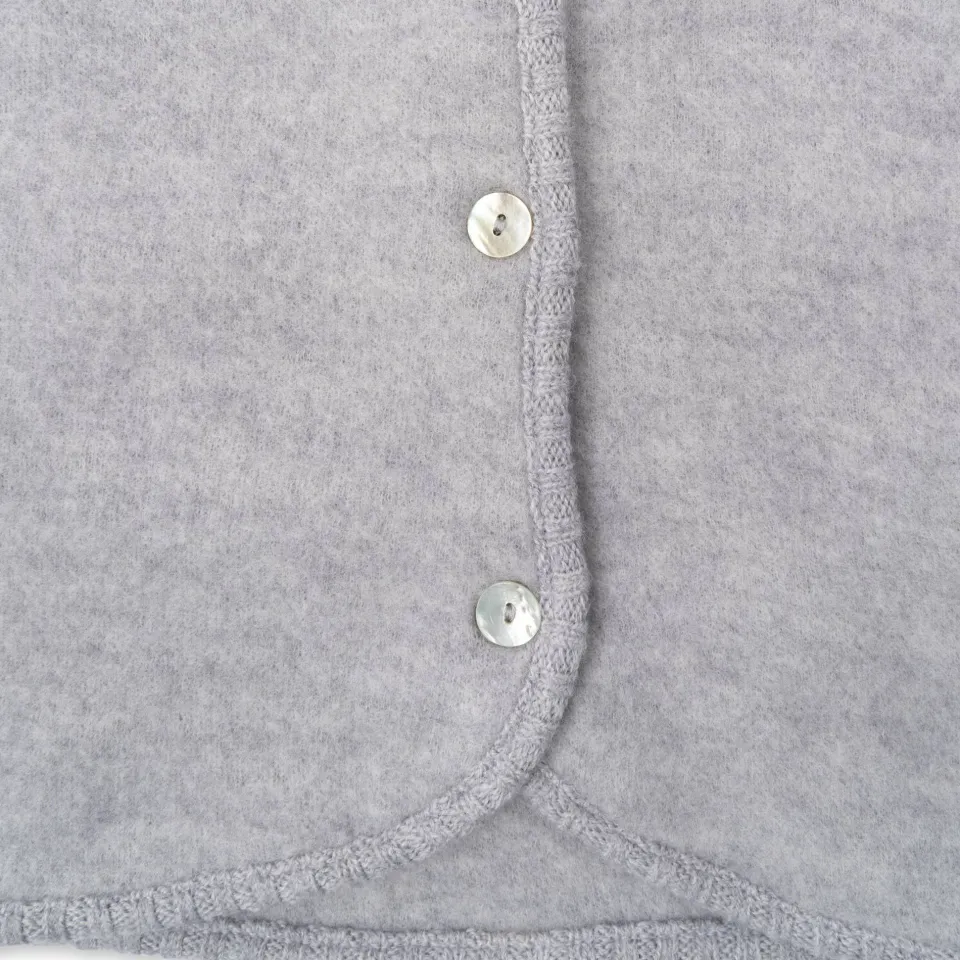 Konges Sløjd Overtøj|saga cardigan - GREY MELANGE greymelange