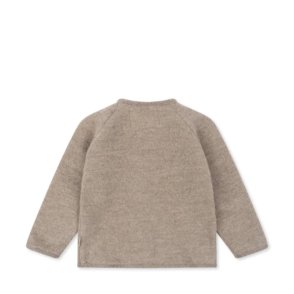 Konges Sløjd Overtøj|saga cardigan - OAT MELANGE oatmelange