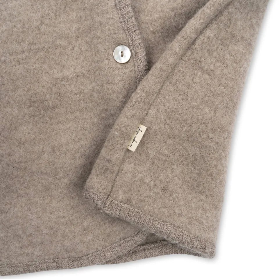 Konges Sløjd Overtøj|saga cardigan - OAT MELANGE oatmelange