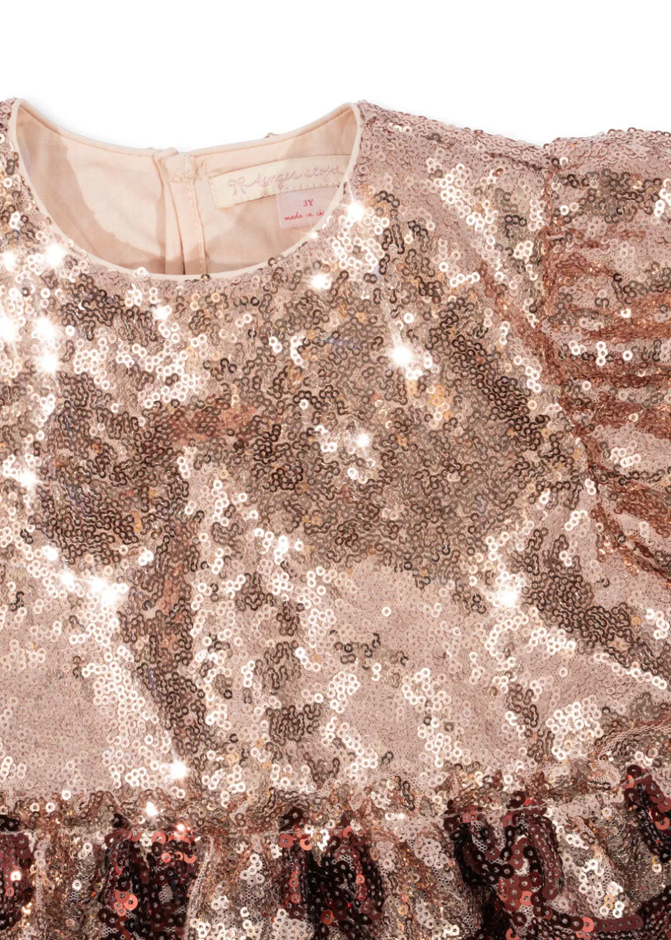 Konges Sløjd Kjoler|Starla bow wow kjole - gold blush goldblush